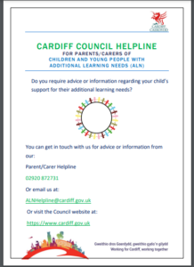 Cardiff Council helpline